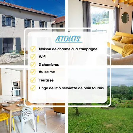 Bienvenue Chez Nous Ferienhaus Monsteroux-Milieu